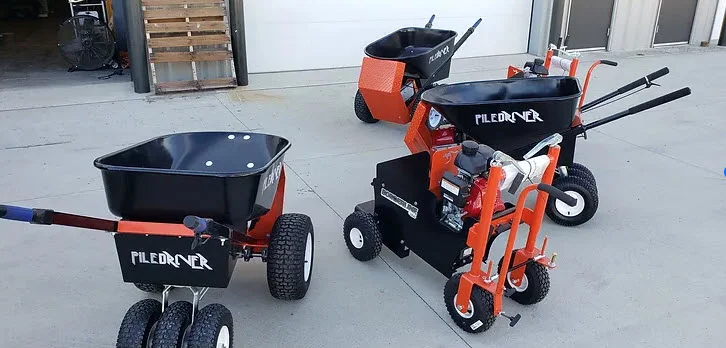Borderline Machines now sold at Bobcat of the Rockies!! Love the Orange n Black! 6 PiledriverCurbMachine1
